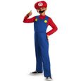 Déguisement Mario Bros Garçon - Super Mario - Costume Complet avec Moustache et Casquette - Marque GIFT TOWER-0