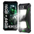 OUKITEL G5 Smartphone Robuste - 16Go + 64Go - Batterie 6300mAh - Écran 6" - Caméra 13MP - Android 14 - GPS Double SIM 4G - Vert