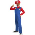 DISGUISE Déguisement Mario Bros Garçon - Super Mario - Costume Complet avec Moustache et Casquette - Marque GIFT TOWER