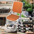 VIVOLILV Chaises pliantes rembourrées en simili cuir - VIVOLIL - Orange - 46 x 52 x 85 cm