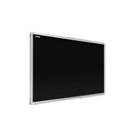 ALLboards Tableau à Craie Noir Magnétique avec Cadre en Aluminium Premium EXPO 90x60cm