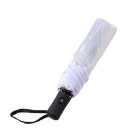 Parapluie Transparent Mariage Parapluie Pliable Automatique pour Femme et Homme 1pcs