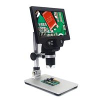 Caméra de microscope,Microscope électronique numérique lcd USB 1200X,caméra vidéo,Endoscope OLED HD 4.3 pouces- G1200 NO LED
