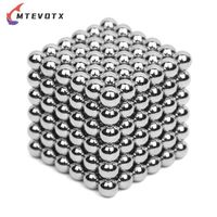 Cube Magnétiques 216 billes 5mm MTEVOTX - Jouet de Construction pédagogique