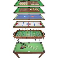 Table Multi Jeux 20 en 1 sur Pied - PLAY4FUN - Plateaux Modulables - Accessoires - 122 cm