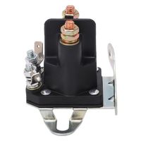 GOTOTOP relais de solénoïde Solénoïde de démarreur Relais 12V Contacts plaqués argent Remplacement pour tondeuse à gazon VTT