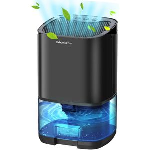Déshumidificateur 1,8L - Silencieux Avec Minuterie Et Lumière Ambiance | Pour Chambre, Salle De Bain