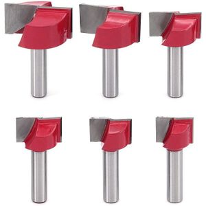 Lot 2 Fraises Rainure & Langue 8 Mm – Queue 8 Mm, 6,35 Mm Largeur, Pour Assemblage Bois, Porte, Meuble