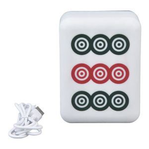 VEILLEUSE BÉBÉ Akozon Veilleuse Mahjong LED Veilleuse Mahjong USB rechargeable double température de couleur LED veilleuse pour chambre salon