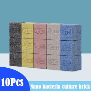 AQUARIUM Matériau filtrant en briques pour la purification de l'eau de la maison,bactéries nitrifiantes- Nano-bacteria Bricks