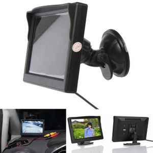 2.4GHz R/écepteur /Émetteur Sans Fil DC 12V En ABS Noir 7 Pouces TFT LCD Moniteur /à Deux Voies Auto Wayfeng WF/® Cam/éra De Recul Voiture /Étanche 7 Leds HD Vision Nocturne 420TVL 120/°