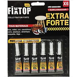 BOSTIK - Bostik Colle Fix and Glue liquide 3x1g - Colle extra