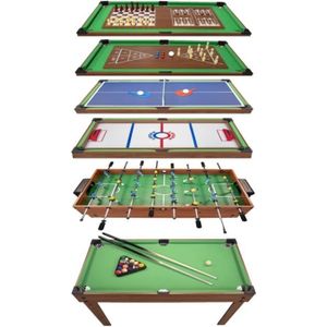 TABLE MULTI-JEUX Table Multi Jeux 20 en 1 sur Pied - PLAY4FUN - Pla