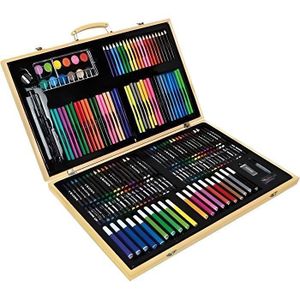 JEU DE COLORIAGE - DESSIN - POCHOIR Malette dessin - Creamania Art - 180 pièces - Mixt