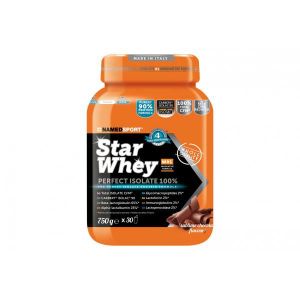 COMPLEMENTS ALIMENTAIRES - VITALITE Complément alimentaire avant/après chocolat Named Sport Star Whey Isolate - orange - 750 g