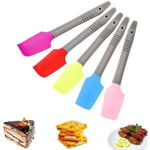 Lot de 5 Mixte fin blanc spatules pour le mélange cuisine cuisson ustensiles de cuisine 