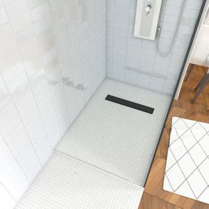 RECEVEUR DE DOUCHE RECEVEUR DE DOUCHE A CARRELER 80x120CM AVEC BONDE 