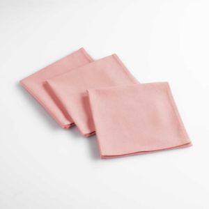 Tissus laurentmortreux Lot de 3 Serviettes de Table 45x45 Gris Fonc/é