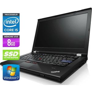 ORDINATEUR PORTABLE Lenovo ThinkPad T420 - Core i5 - 8Go - 240Go SSD