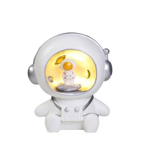 Size:B CDMA Enfants Dessin Animé Tirelire Astronaute Planète Fusée Adulte Décoration Tirelire Résine Tirelire 0421C