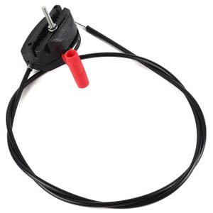 Câble d'accélérateur de tondeuse à gazon avec levier d'étranglement Tondeuse  à gazon Entraînement Câble Tondeuse Accessoires Tondeuse à gazon  Accessoires (1set, Noir Rouge)