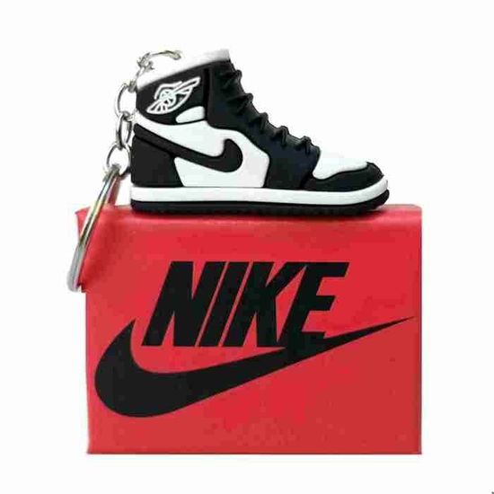 Porte-clés Mini Baskets Basketball - Lot De 6 - Alliage Et Caoutchouc - Idéal Cadeau Fans De Sport - 8