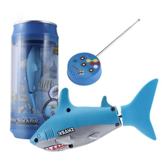 POXIAO Requin Télécommandé RC 2.4GHz - Jouet Bateau Sous-Marin Pour Enfants 3-12 Ans