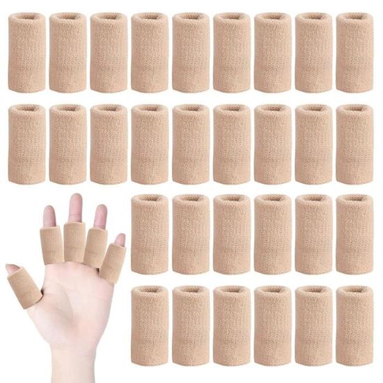Lot De 50 Doigtiers En Coton - Protection Réutilisable Pour Doigts, Eczéma, Arthrite, Bricolage