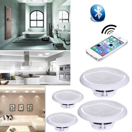 Velleman Enceinte encastrable 5, Haut-Parleur 80 Watt, 2 pcs, Enceintes murales/Plafond extérieur pour Maison, Salle de Bain, Cuisine, Bureau, Profondeur 35 mm, Rond, 152 x 51 mm, Blanc : Velleman Group nv Velleman Enceinte encastrable 5, Haut-Parleur 80 Watt, 2 pcs, Enceintes murales/Plafond extérieur pour Maison, Salle de Bain, Cuisine, Bureau, Profondeur 35 mm, Rond, 152 x 51 mm, Blanc : Velleman Group nv