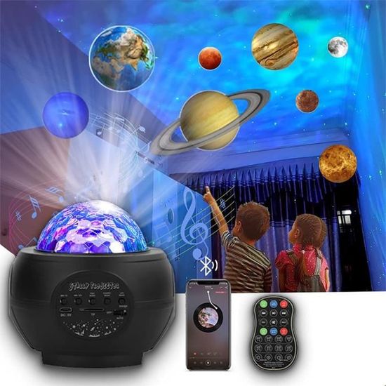 Veilleuse Enfant Planetarium Projecteur LED, Projecteur Ciel Étoile Enfant,  Océan Starry Lampe Projecteur - Astronaute Sky Star[618]