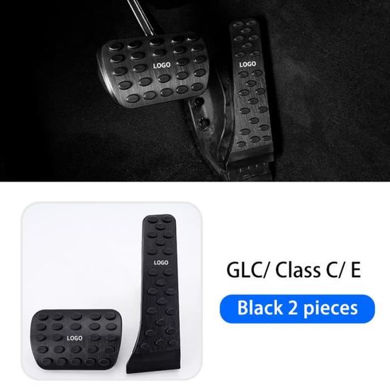 Couvre-pédales Sport Pour Mercedes GLE GLS ML GL - Acier Inoxydable Brossé, Surface Antidérapante, Installation Facile Sans Perçage