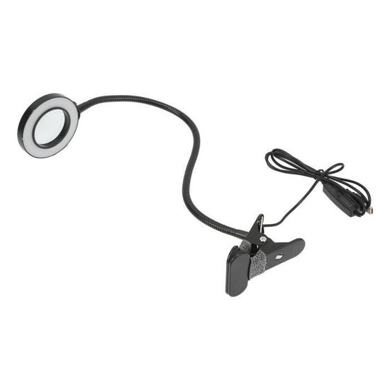Lampe Loupe Avec Lumière LED Et Support Flexible - Delixike - USB - 54 LEDs - Pour Bricolage Et Lecture