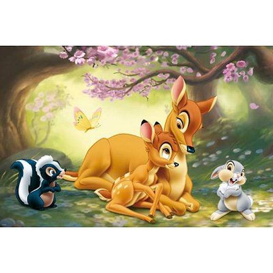 Puzzle 24 Pieces Bambi Et Sa Maman Cdiscount Jeux Jouets