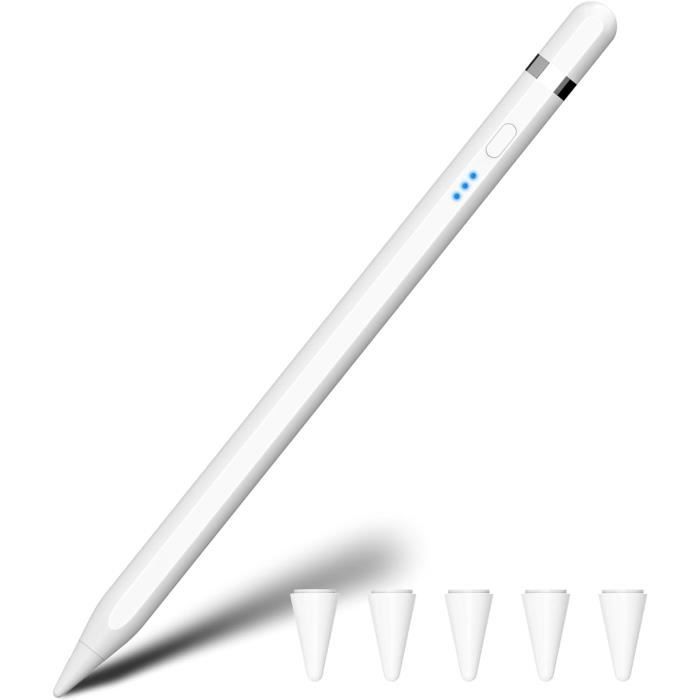 Apple Pencil 1ere Generation 20 Min Charge Rapide (USB-C), Magnétique Stylet iPad Pencil iPad avec Rejet Paume &.[Y434]