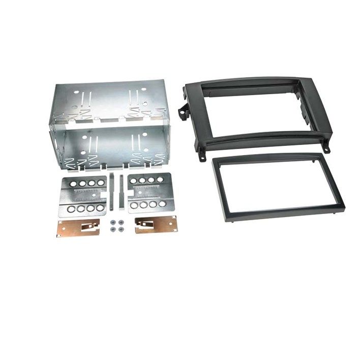 Adaptateur de façade 2-DIN Mercedes A /B class /Viano/ Vito noir