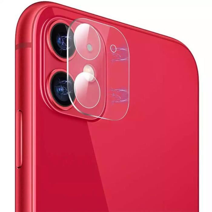 Verre trempé Camera arrière pour IPhone 11 protection caméra sans bulles