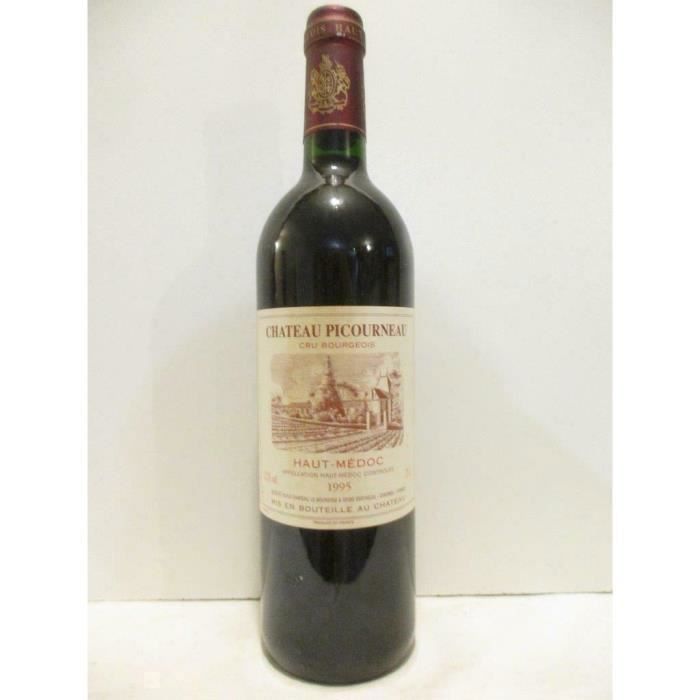 médoc château picourneau cru bourgeois rouge 1995 - bordeaux