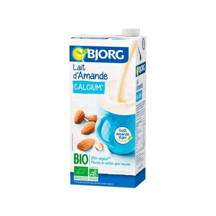 Bjorg Lait d’Amande calcium Bio 1L (lot de 3)