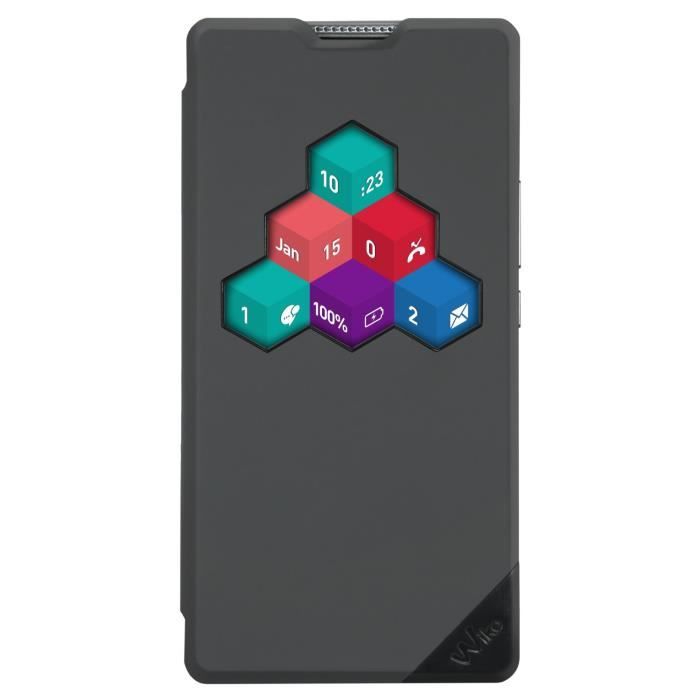 Wiko Etui folio Gris Foncé