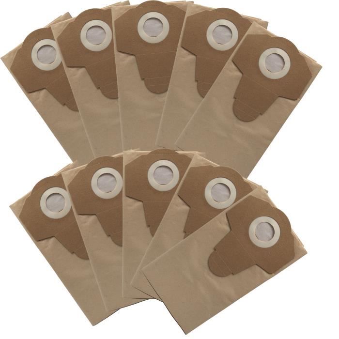 10 Sacs d'aspirateur Parkside PNTS 1300 A1 20 L Lidl Ian 55929 Marron 906–05 – Parkside Aspirateur sec humide