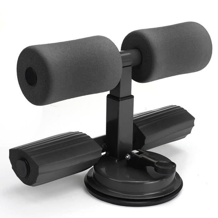 Ventouse Sit-Up Aide Abdominal abdos Équipement de fitness Appareil d'assistant Hauteur réglable-Noir Wir82