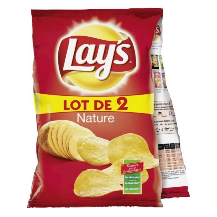 LAY'S Chips Nature 2x150g