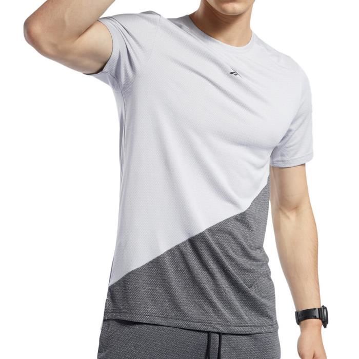 Maillot de sport Gris Homme Reebok Melange