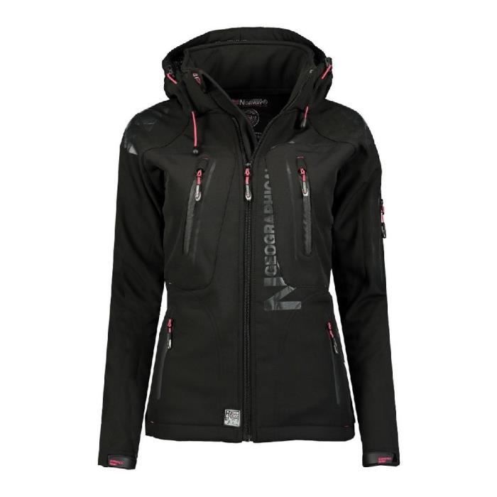 Veste Softshell Noir Femme Geographical Norway Tislande