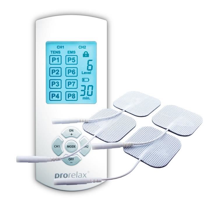Prorelax Duo Confort Tens+Ems Stimulateur Musculaire