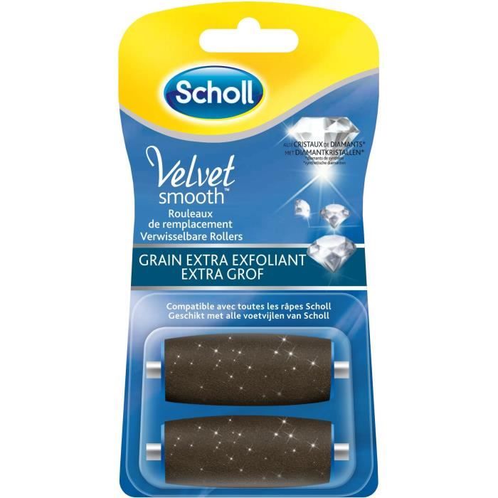 SCHOLL Velvet Smooth - Rouleaux de Remplacement - Grain Extra Exfoliant