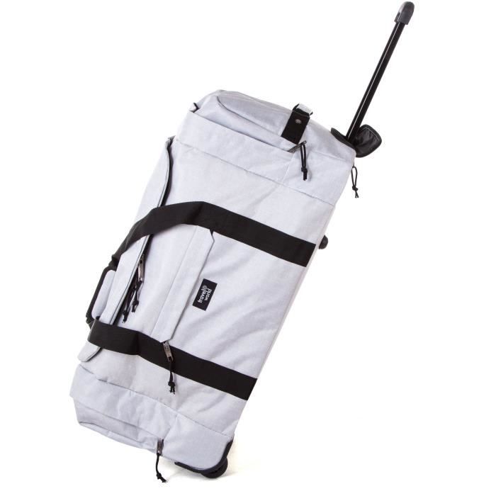 TRAVEL WORLD Sac à Roulettes 72 Cm Couleur Argent