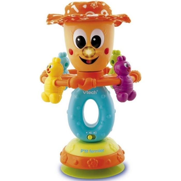 VTECH BABY - P'tit Fermier - Hochet Parlant Avec Ventouse