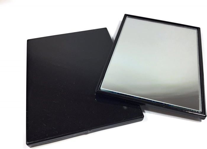 Miroir De Maquillage Personnalisé Lettre A-Z - Petit Miroir Poche Double Face Cadeau Mariée Ou Anniversaire
