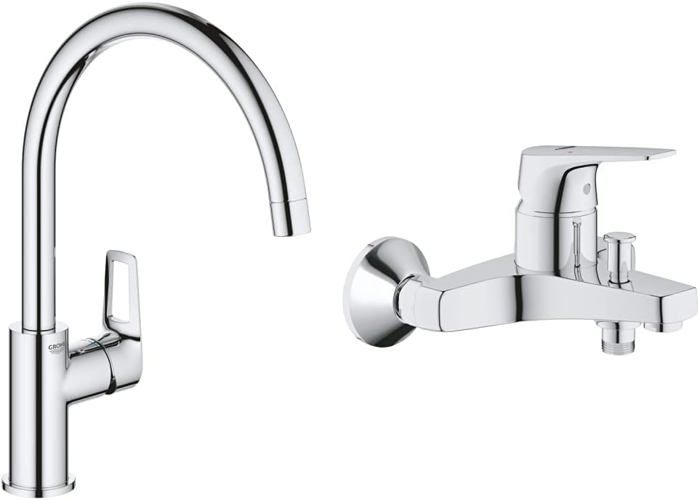 Mitigeur De Cuisine MGS MB281-M Inox Mat - Monocommande - Neuf En Boîte - Fabriqué En Italie